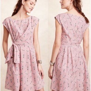 Anthropologie Maeve Bathing Beauties Stripe Dress